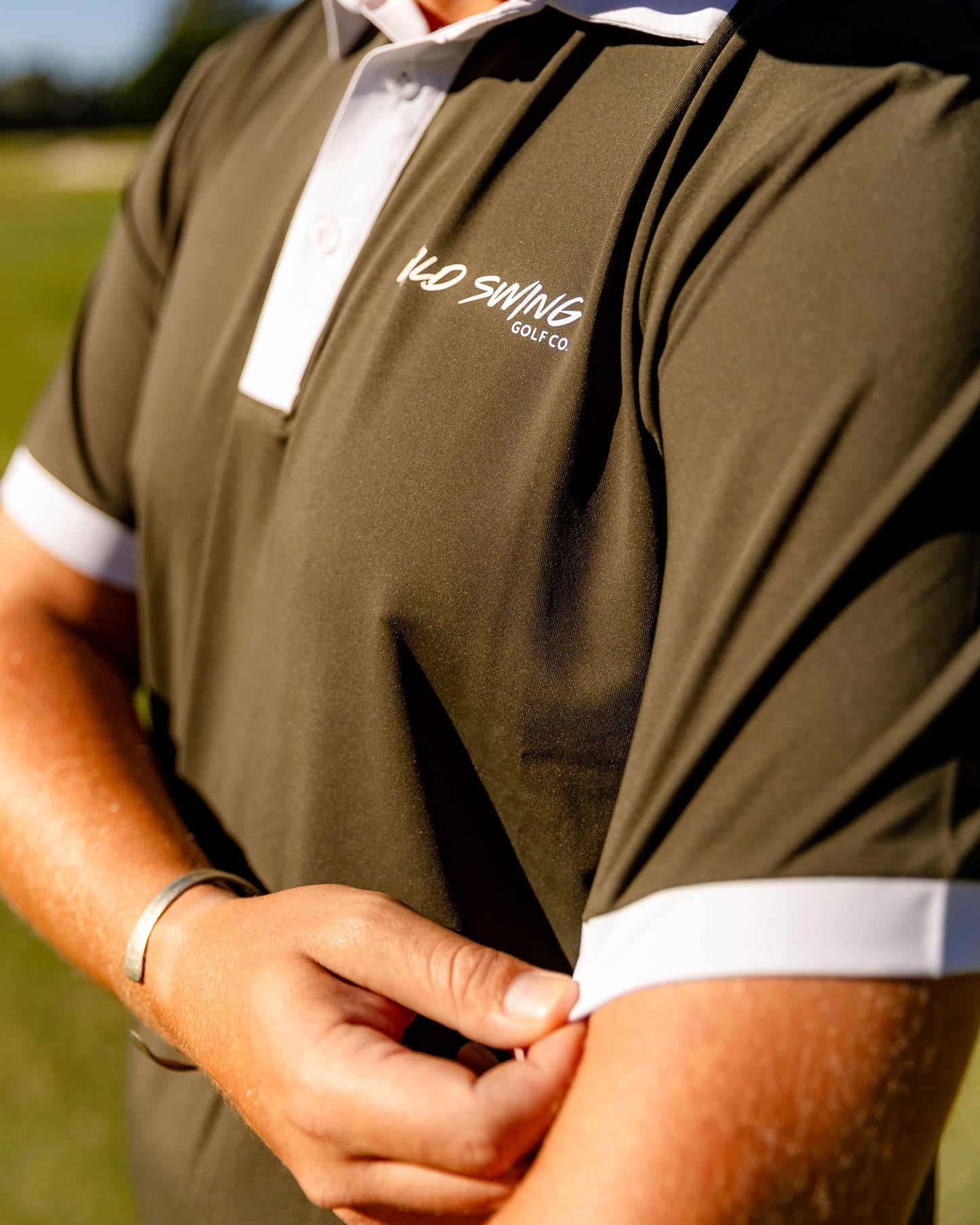 Wild Swing Signature Polo - Army Green