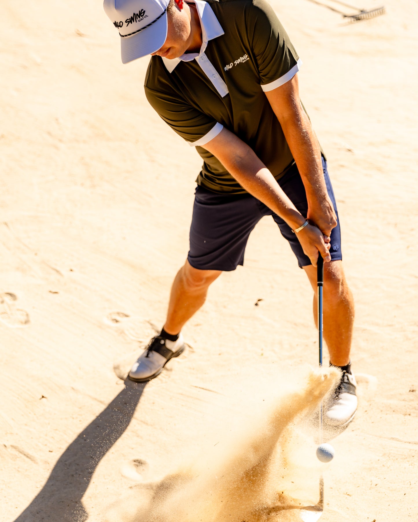 Wild Swing Signature Polo - Army Green