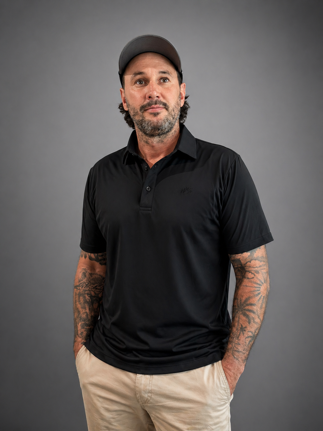 Elite Black Polo