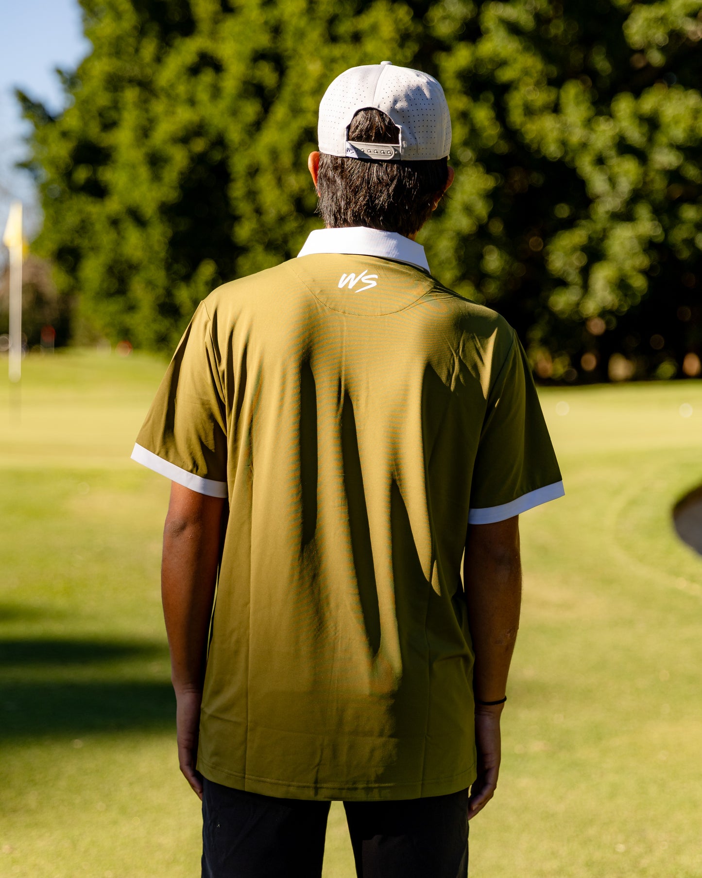Wild Swing Signature Polo - Olive Green
