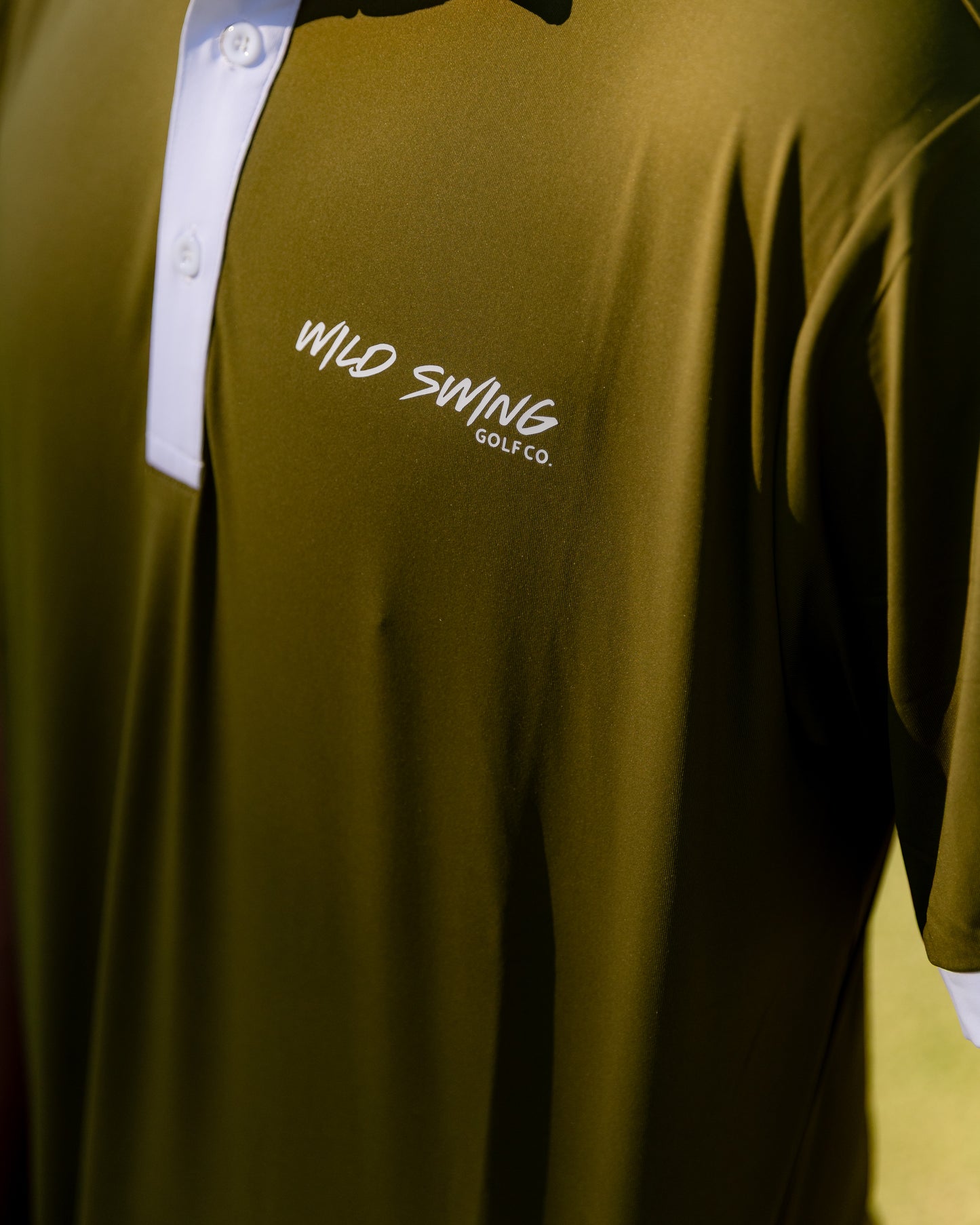 Wild Swing Signature Polo - Olive Green