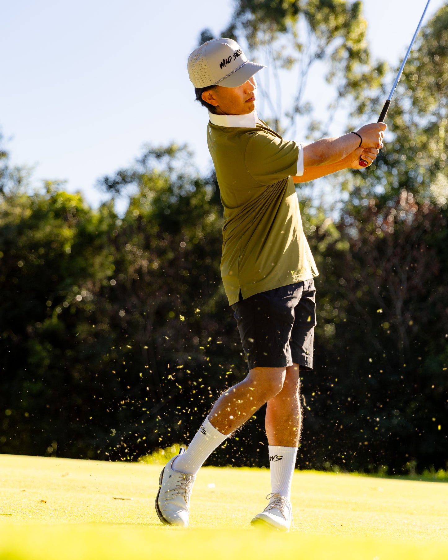 Wild Swing Signature Polo - Olive Green