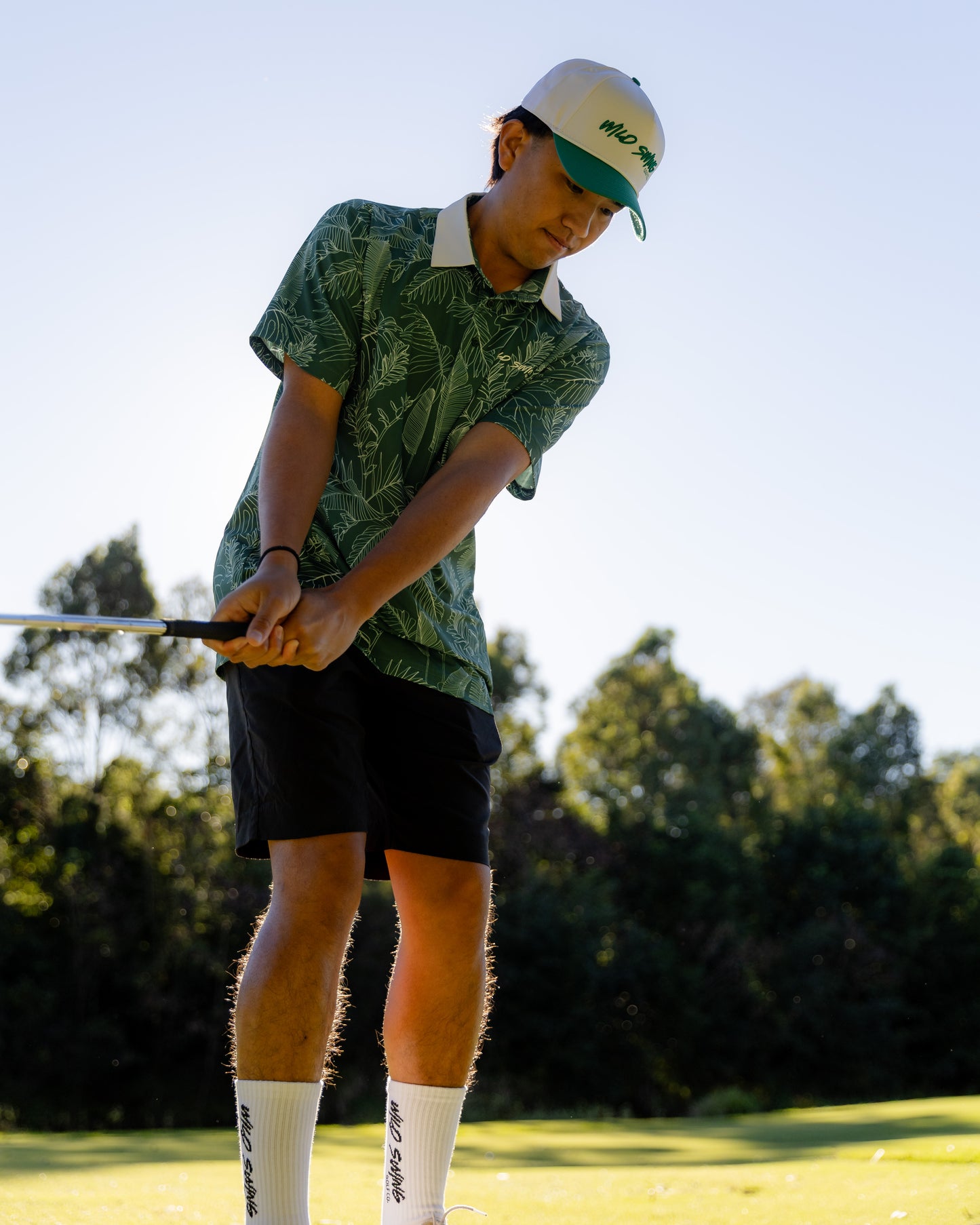 Wild Swing Crew Socks