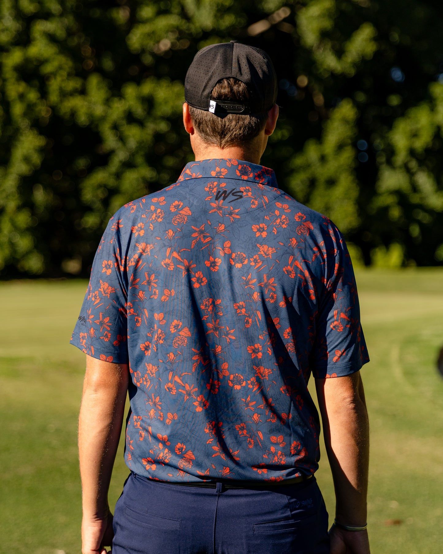 MENS WILD POPPY POLO