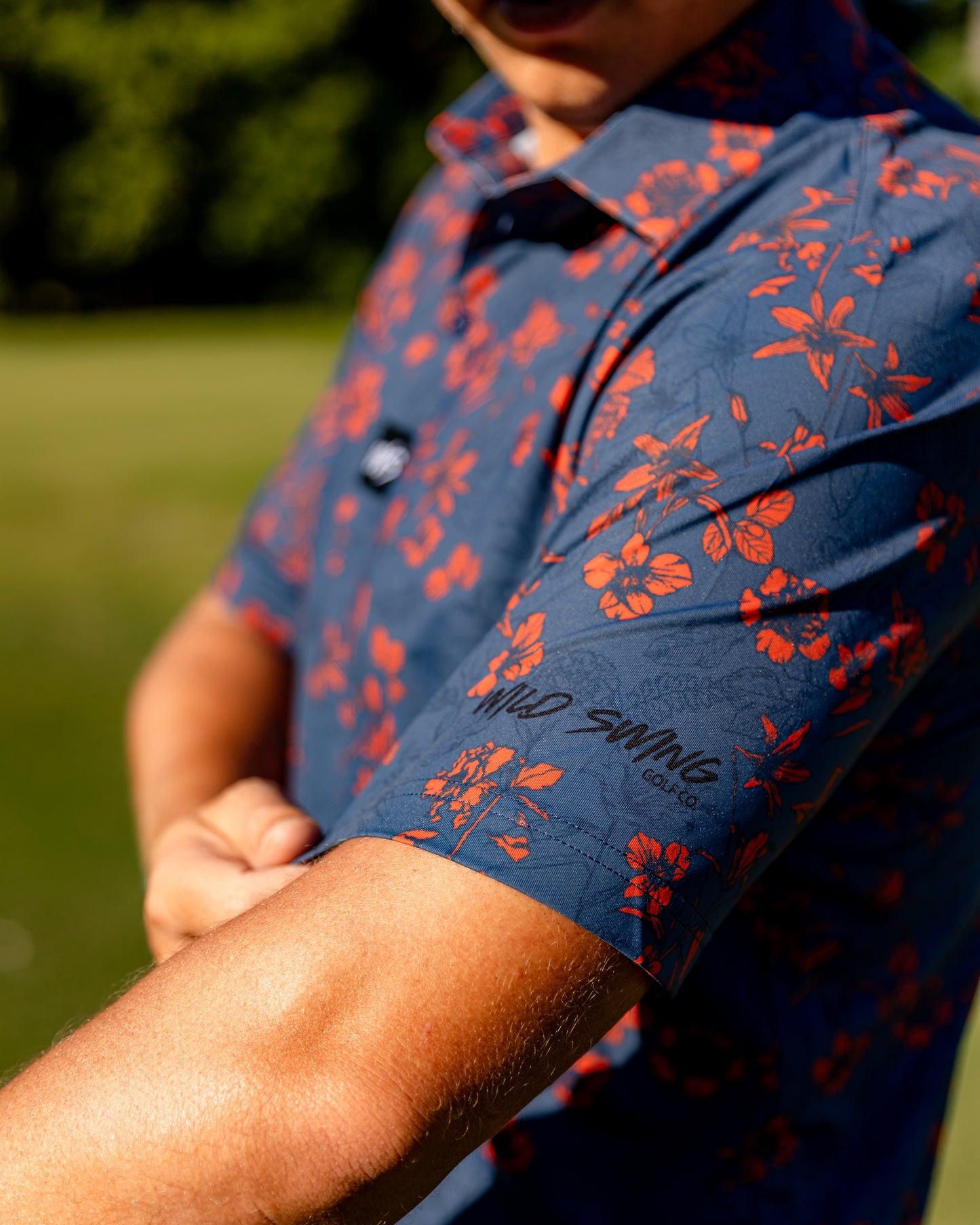 MENS WILD POPPY POLO
