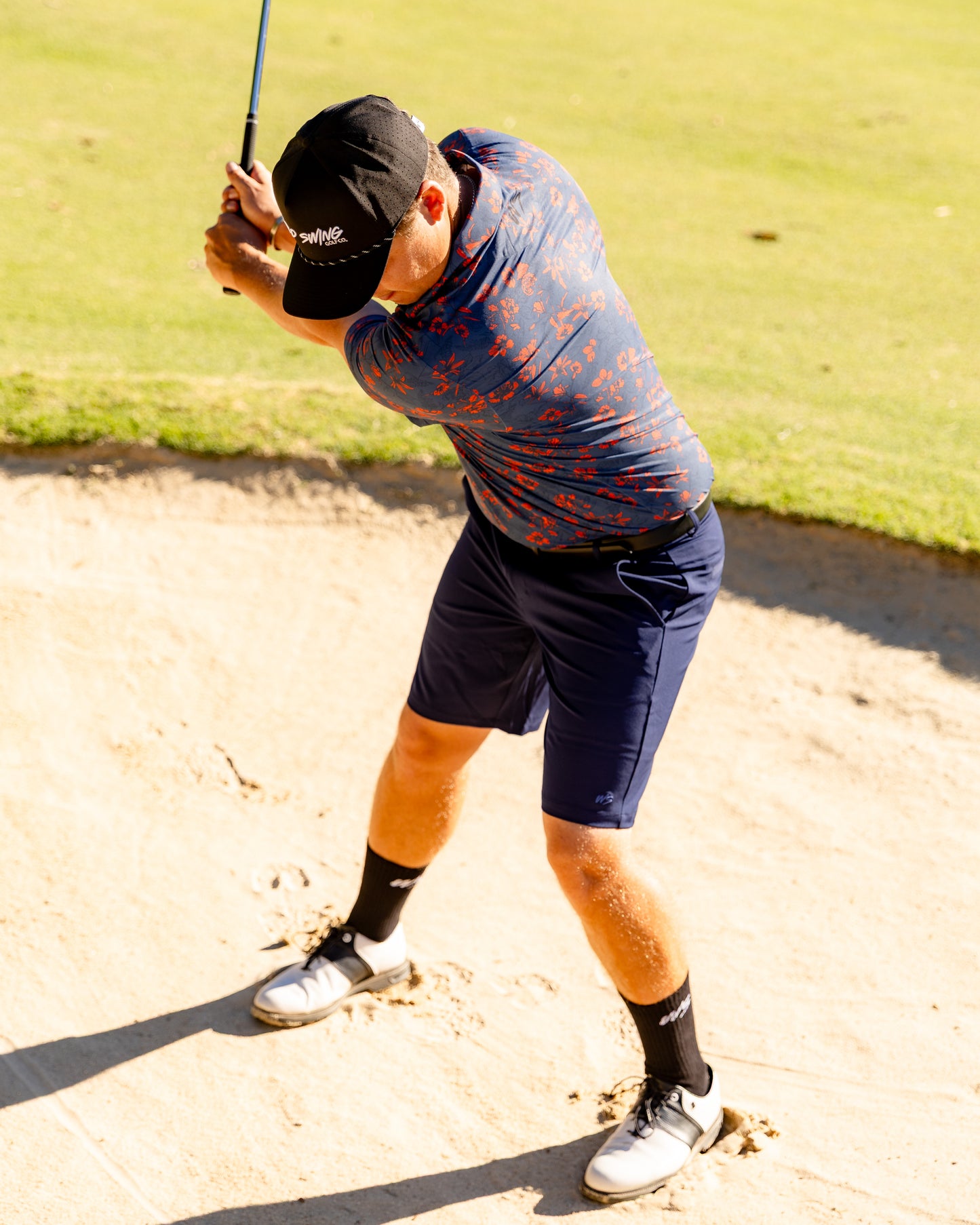 MENS WILD POPPY POLO