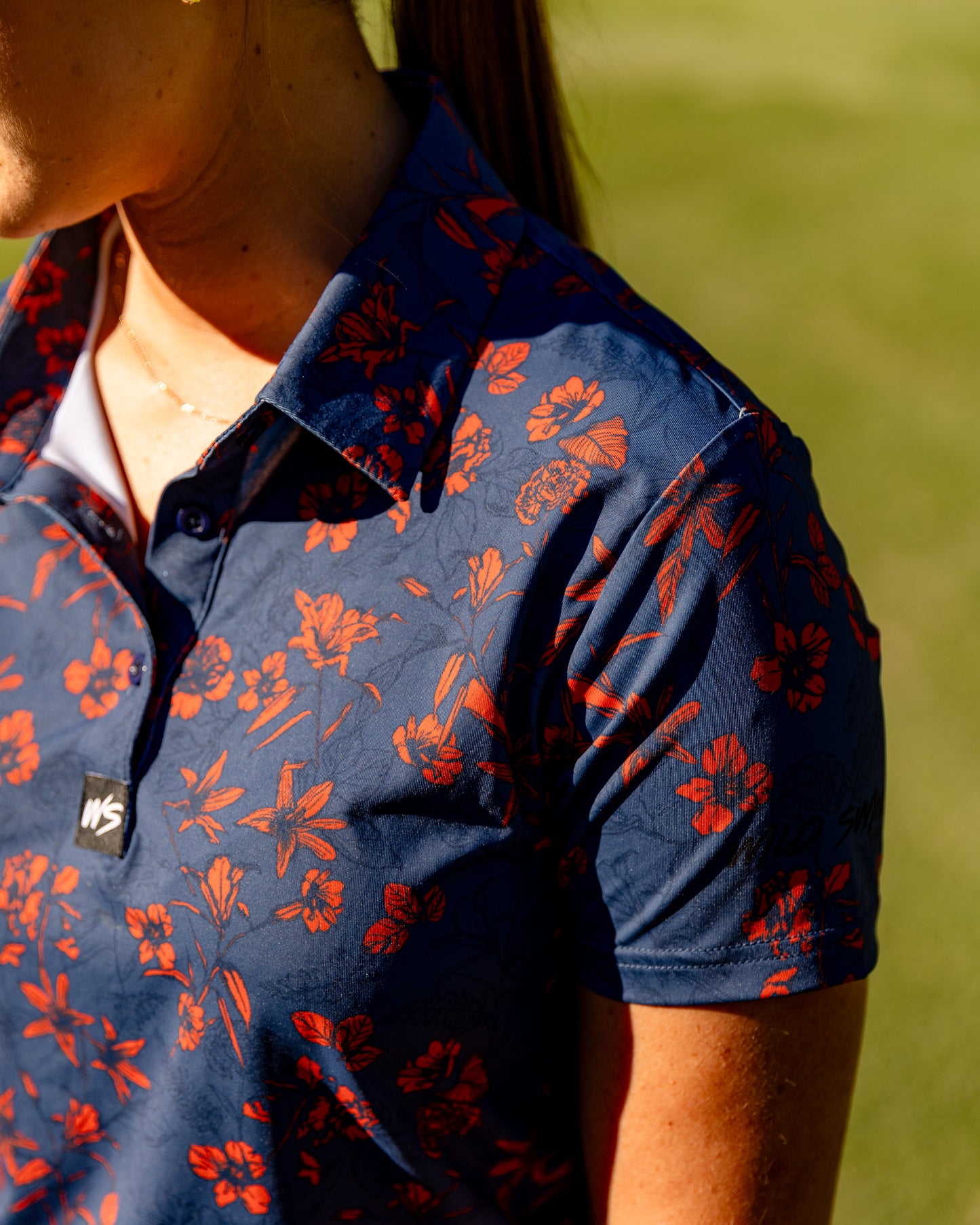 Ladies Wild Poppy Polo