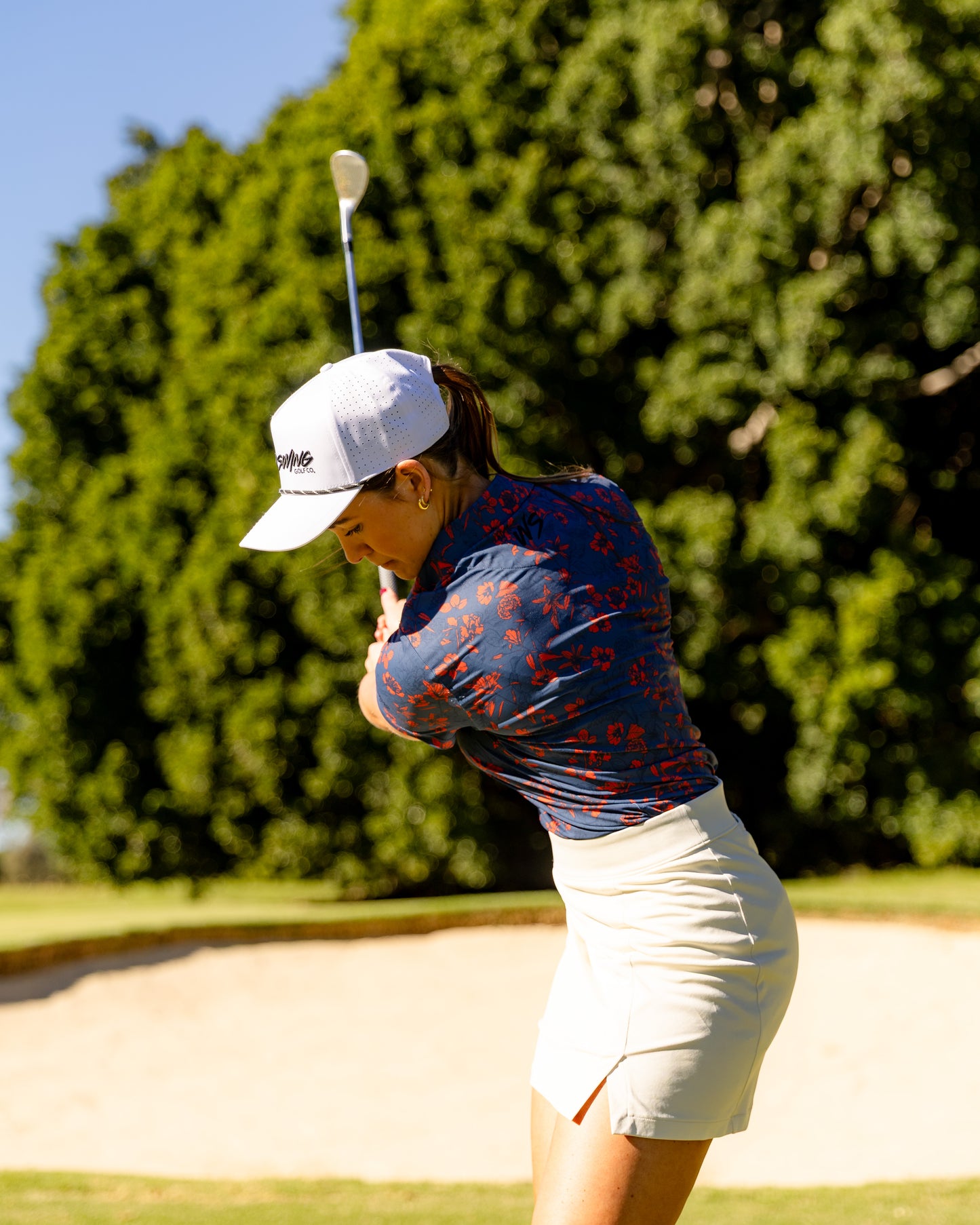 Ladies Wild Poppy Polo