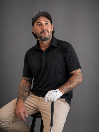 Elite Black Polo