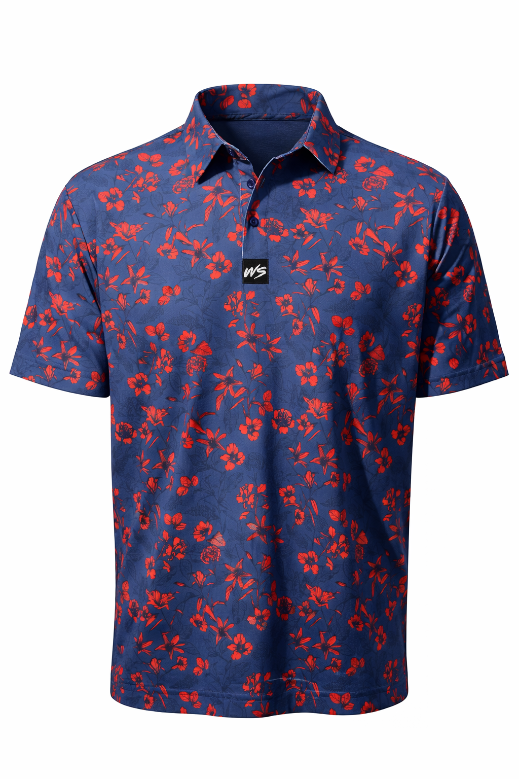 MENS WILD POPPY POLO