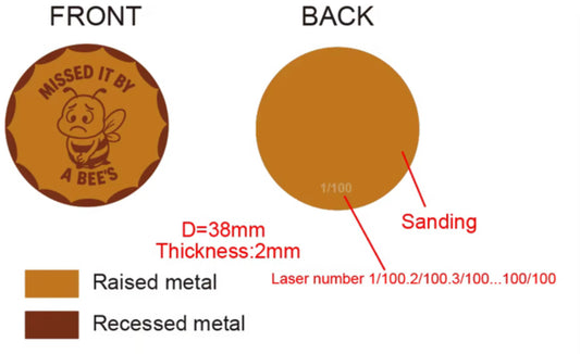 Missed by a Bees (ball marker)