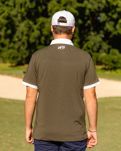 Wild Swing Signature Polo - Army Green