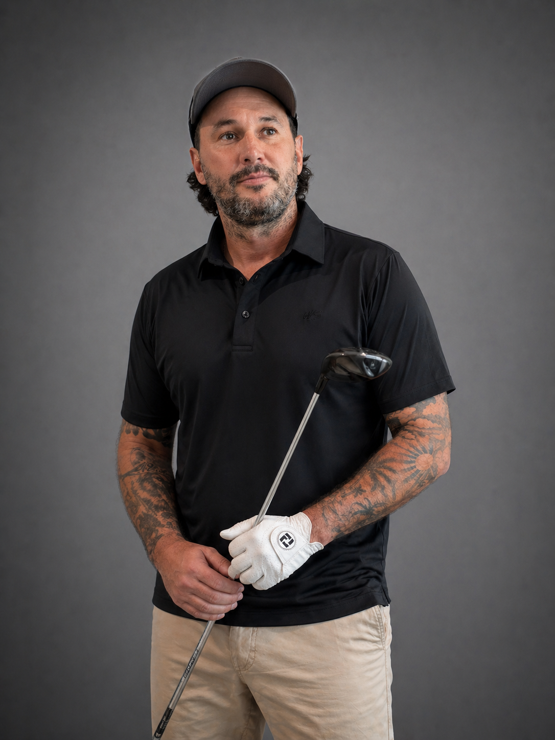 Elite Black Polo
