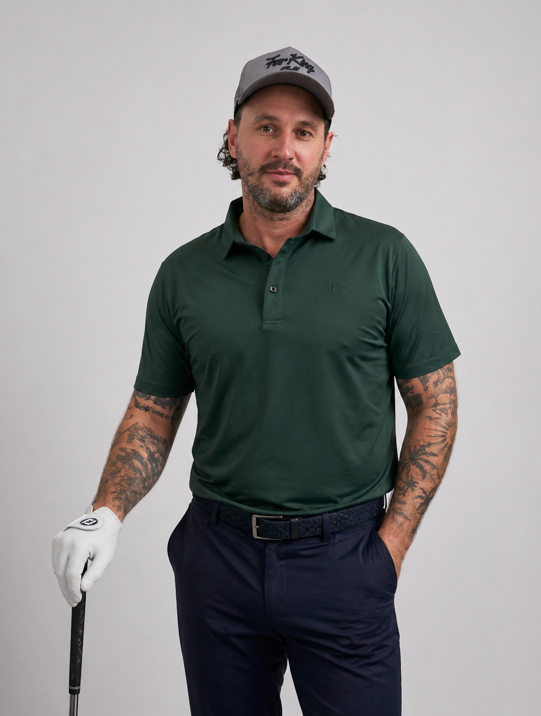 Elite Augusta Green Polo