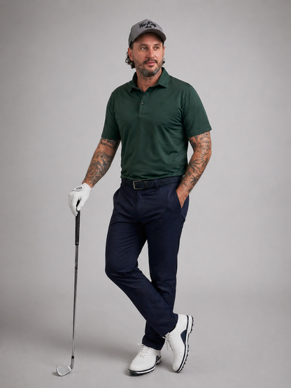 Elite Augusta Green Polo