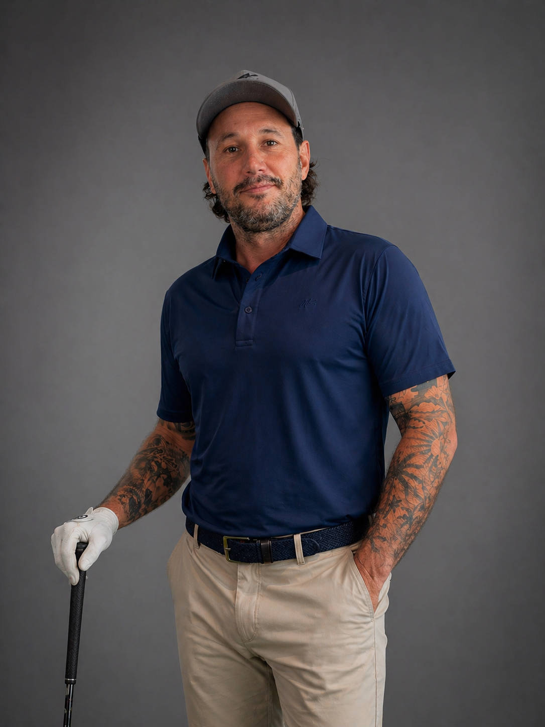 Elite Navy Polo