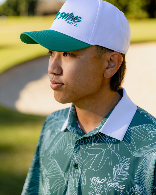 Green/White Wild Swing Snapback