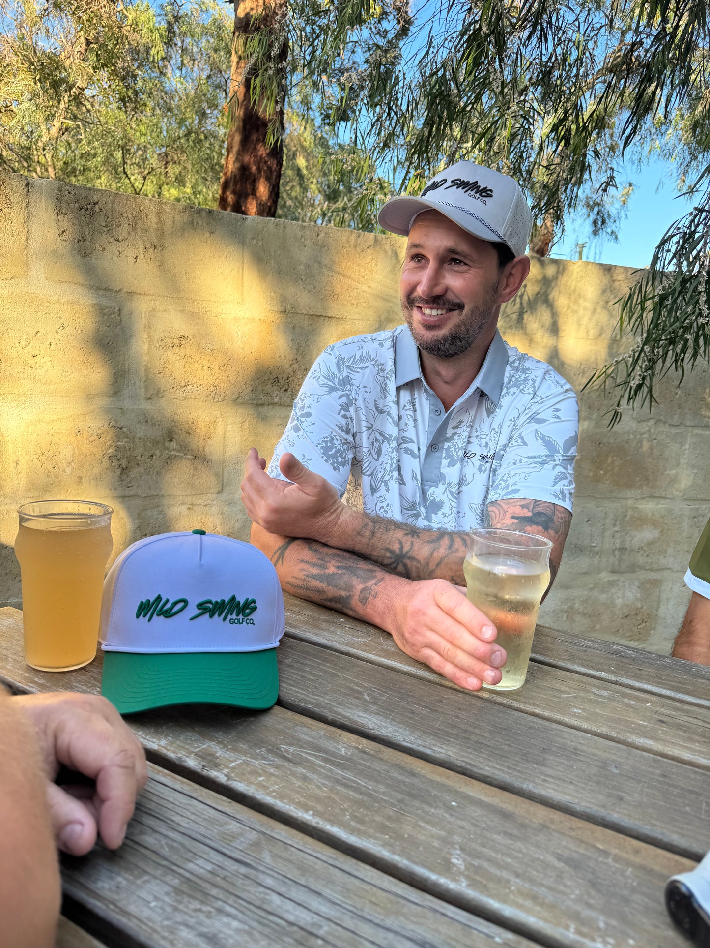 Green/White Wild Swing Snapback