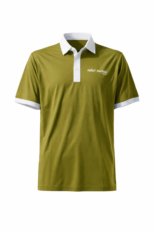 Wild Swing Signature Polo - Olive Green