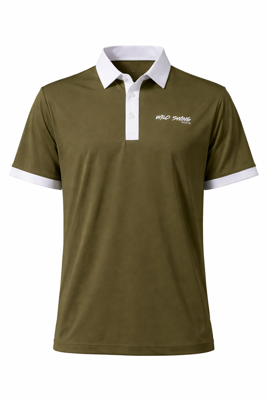 Wild Swing Signature Polo - Army Green