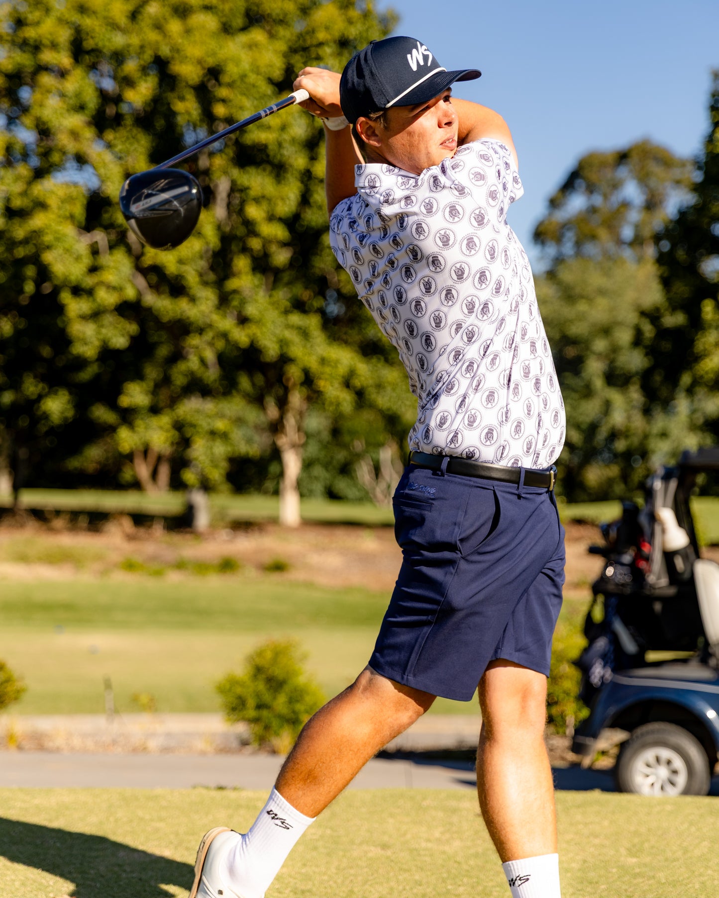 WS Performance Golf Shorts Navy