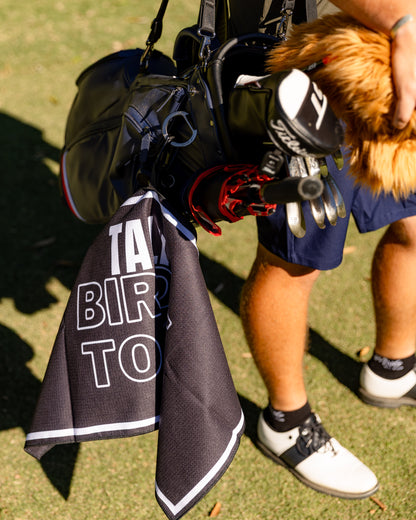 Talk Birdie to Me - Golf Towel