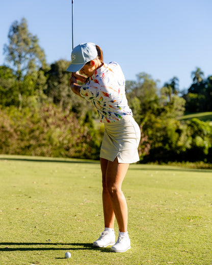 Ladies Rainbow Birdie Polo